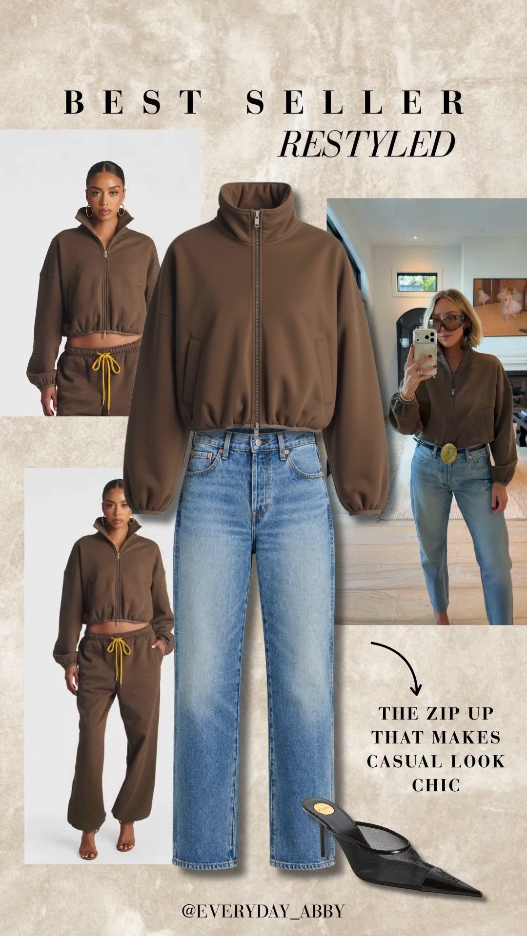This sweatshirt 😍😍 so easy to dress up or dress down 👏