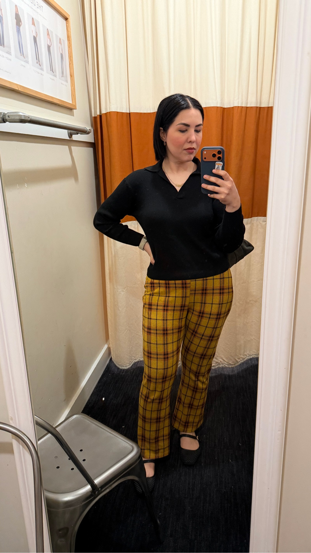Here’s an LTK caption for this outfit — styled for fashion / outfit inspo posts with good engagement hashtags.

⸻

Classic with a little vintage vibe 🖤✨
Obsessed with these plaid trousers lately — they give such a polished look with a simple black knit. Easy outfit for work, errands, or everyday chic.

Shop my look on LTK 🤎

#LTKStyle #LTKFinds #LTKWorkwear #PlaidPants #FallStyle #ClassicStyle #EverydayOutfit #PetiteStyle #NeutralStyle #OOTD #TimelessFashion #LTKFashion

#LTKPetite #LTKootd #LTKdayinmylife