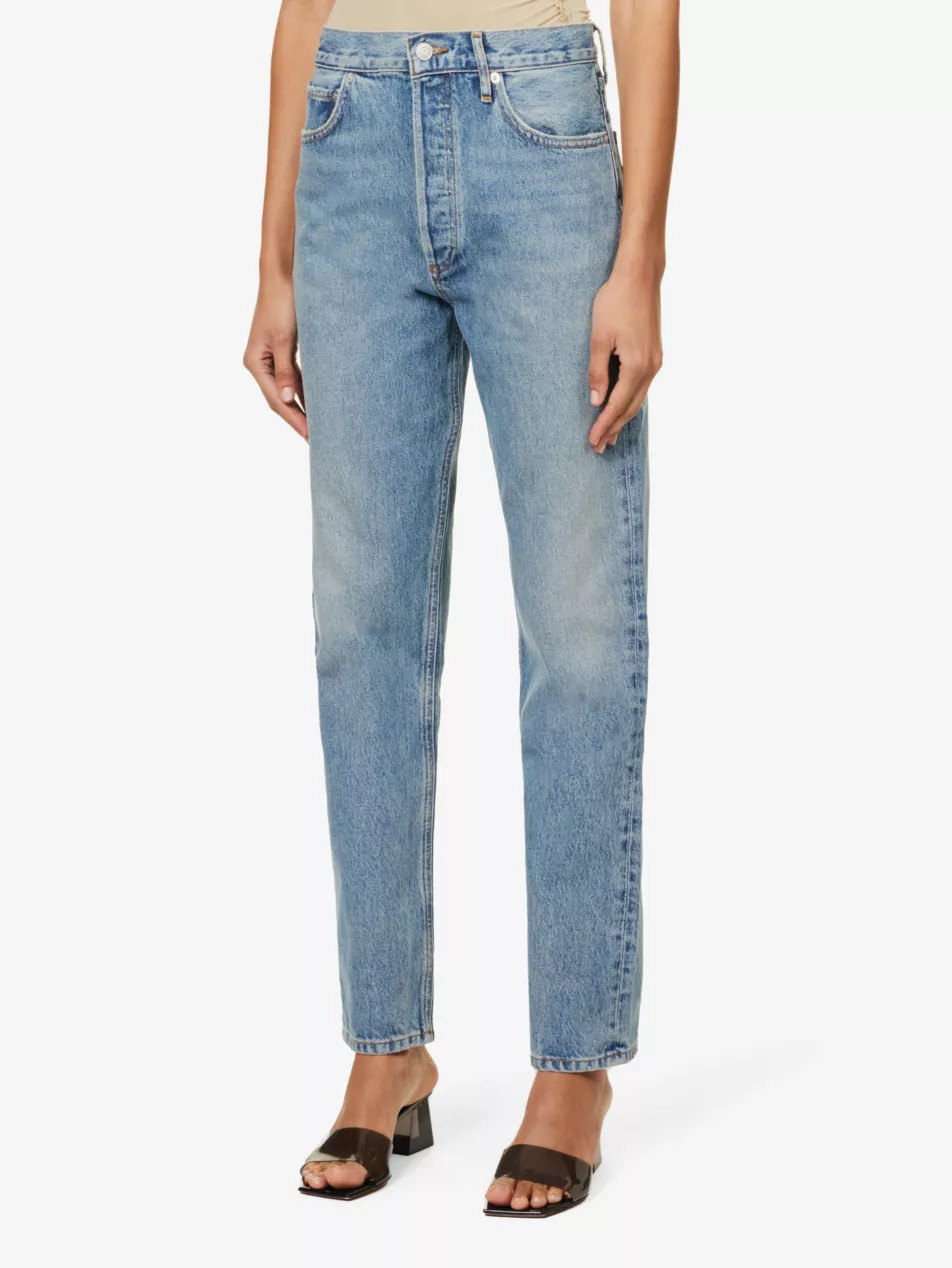 90s Pinch Waist Straight-Leg Denim Jeans | Selfridges