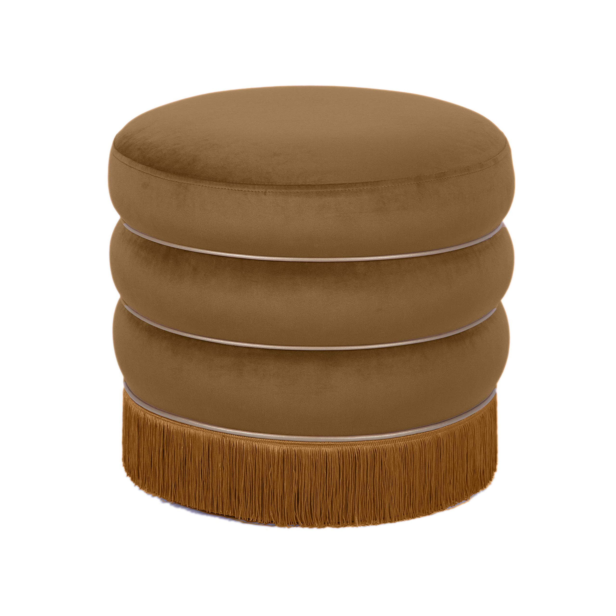 Tov Furniture Lakka Green Ottoman (Chocolate) | Amazon (US)