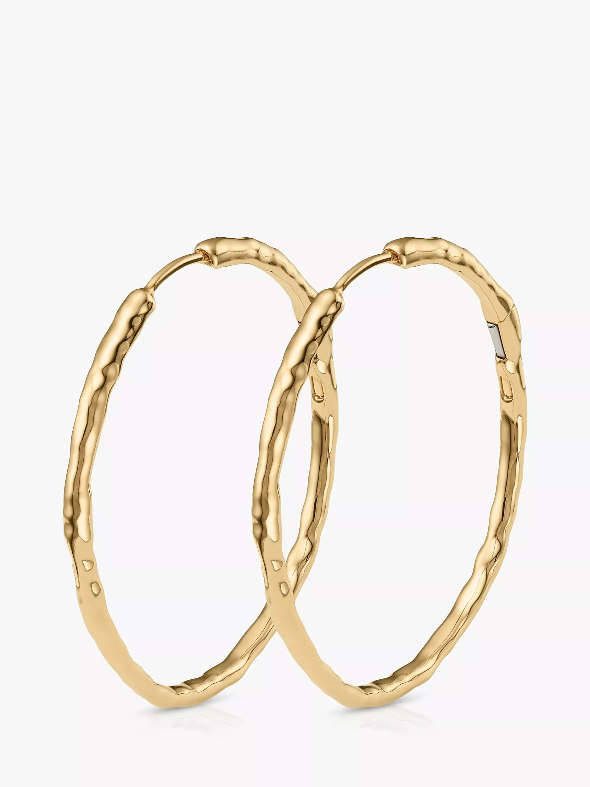 Monica Vinader MV Siren™ Muse Large Hoop Earrings | John Lewis (UK)