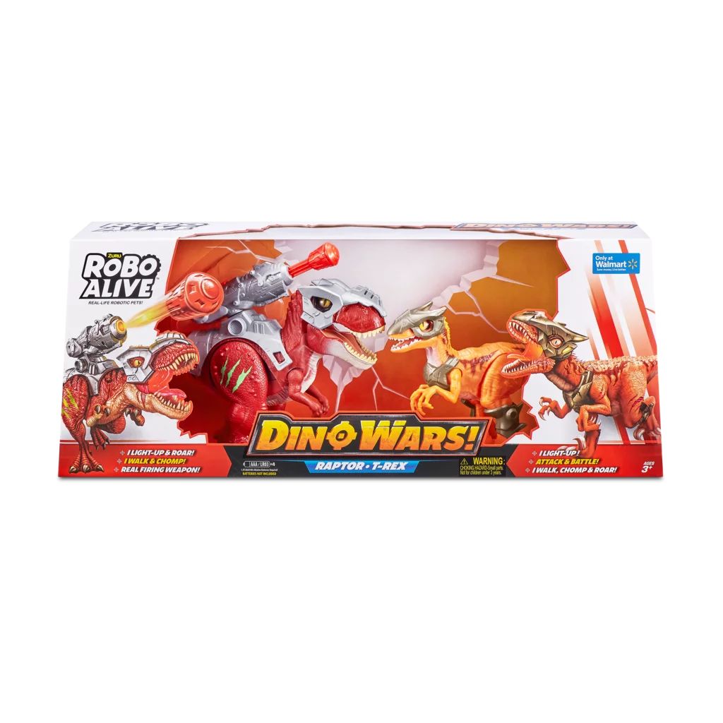 Robo Alive Electronic Pets Dino Wars Series 1 Combo Pack by ZURU | Walmart (US)