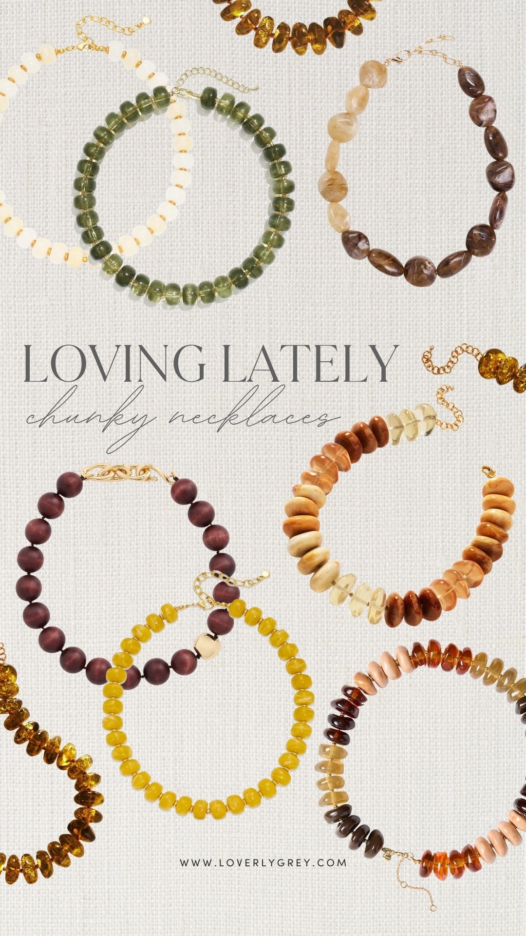 Chunky necklaces are one of my favorite fall jewelry trends right now! From colorful beaded necklaces to warm, earthy stones, these statement necklaces are such an easy way to update your fall outfits and make even a simple sweater or dress feel more styled.

#LTKWorkwear #LTKWedding #LTKootd