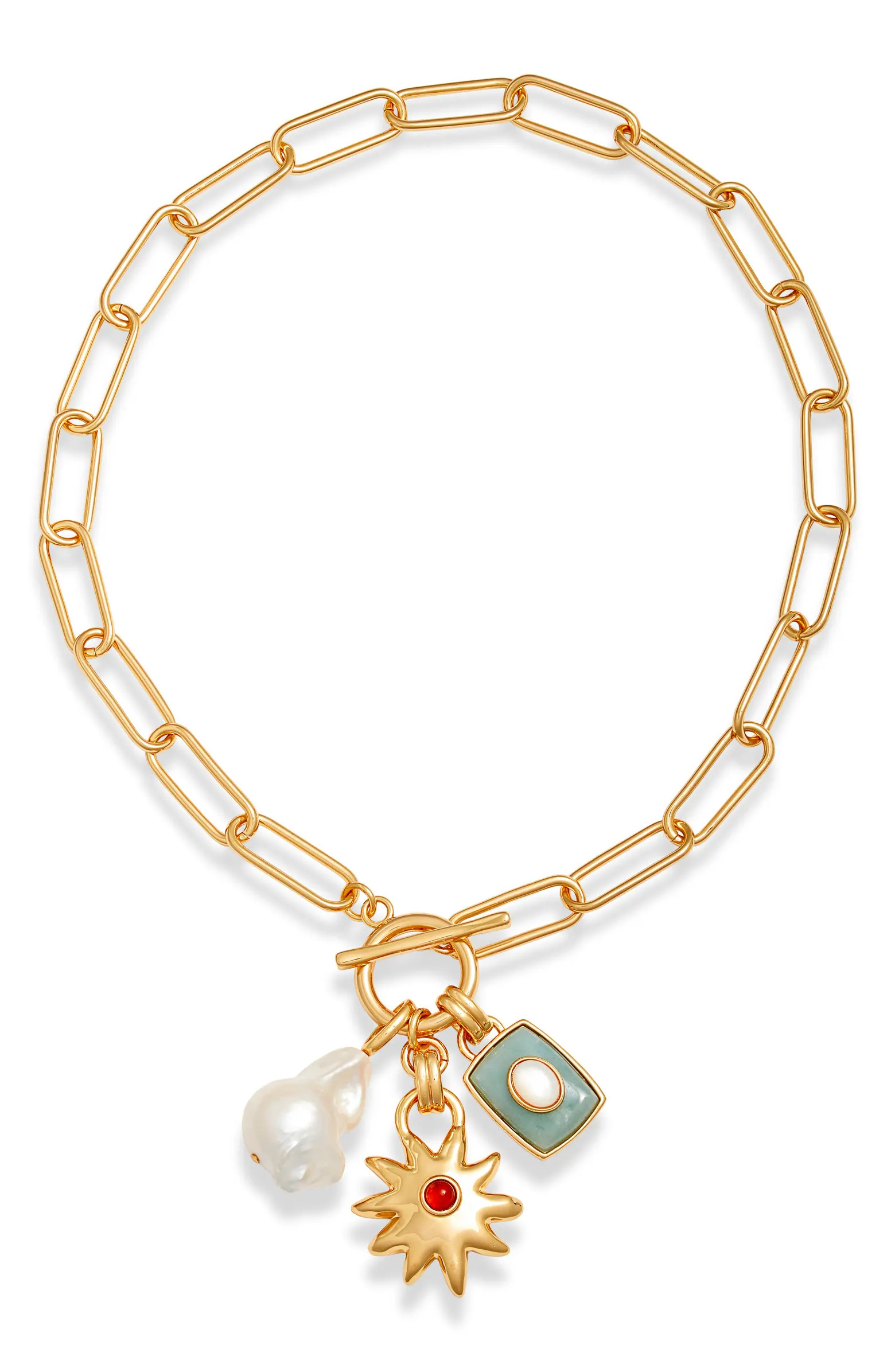 Helios Sea Charm Pendant Necklace | Nordstrom