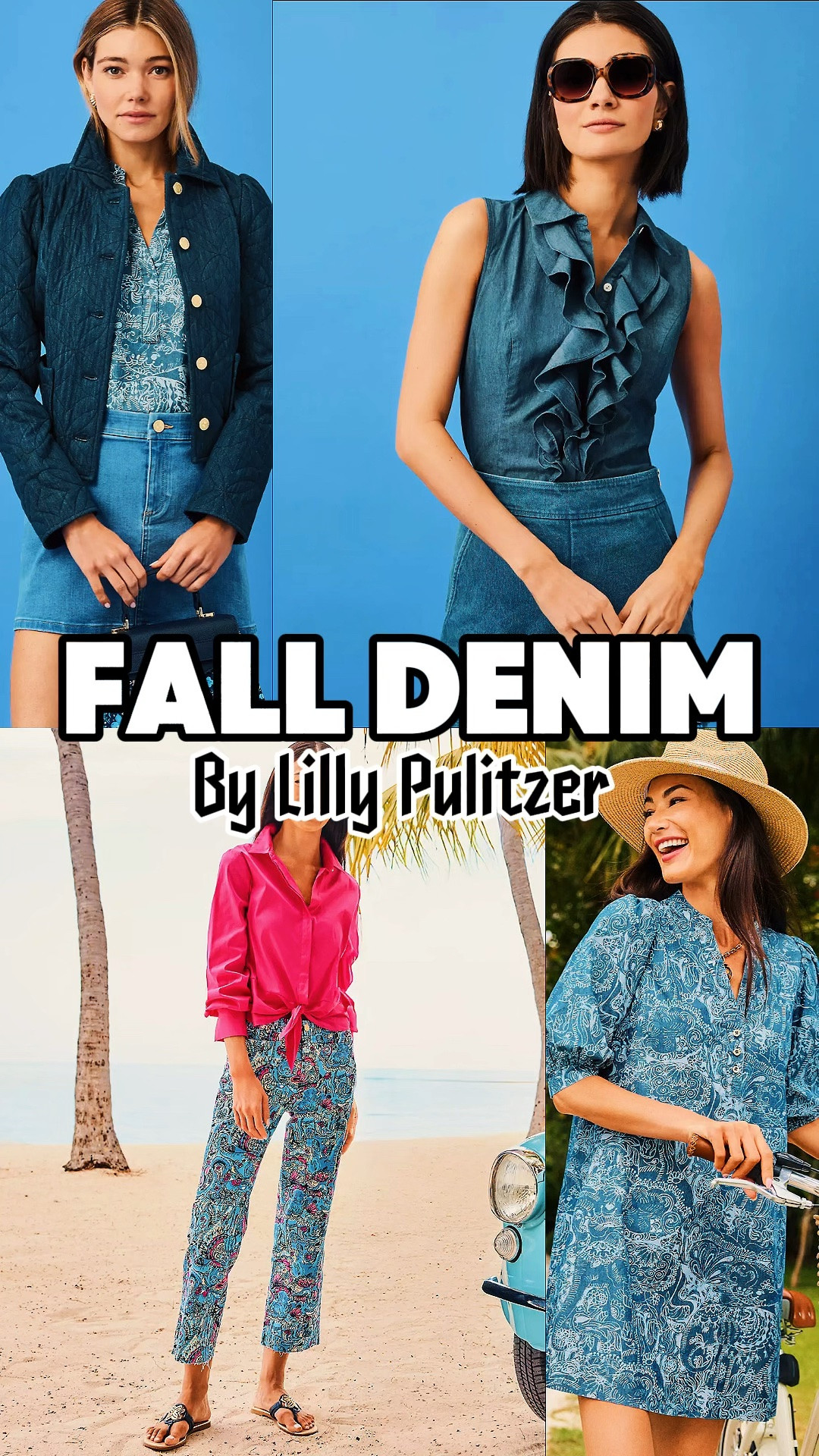 Yes, you can wear Lilly Pulitzer for Fall! Think Fall florals meeting the perfect denim. 🍂 Loving how Lilly Pulitzer elevates my go-to fall uniform with these bright, cheerful patterns! Whether you’re grabbing coffee or meeting friends for lunch, these pieces are effortless perfection. Shop my full looks below. 

#LillyPulitzer #FallFashion #LTKstyle #FallDenim #OOTD

#LTKOver40 #LTKTravel #LTKootd