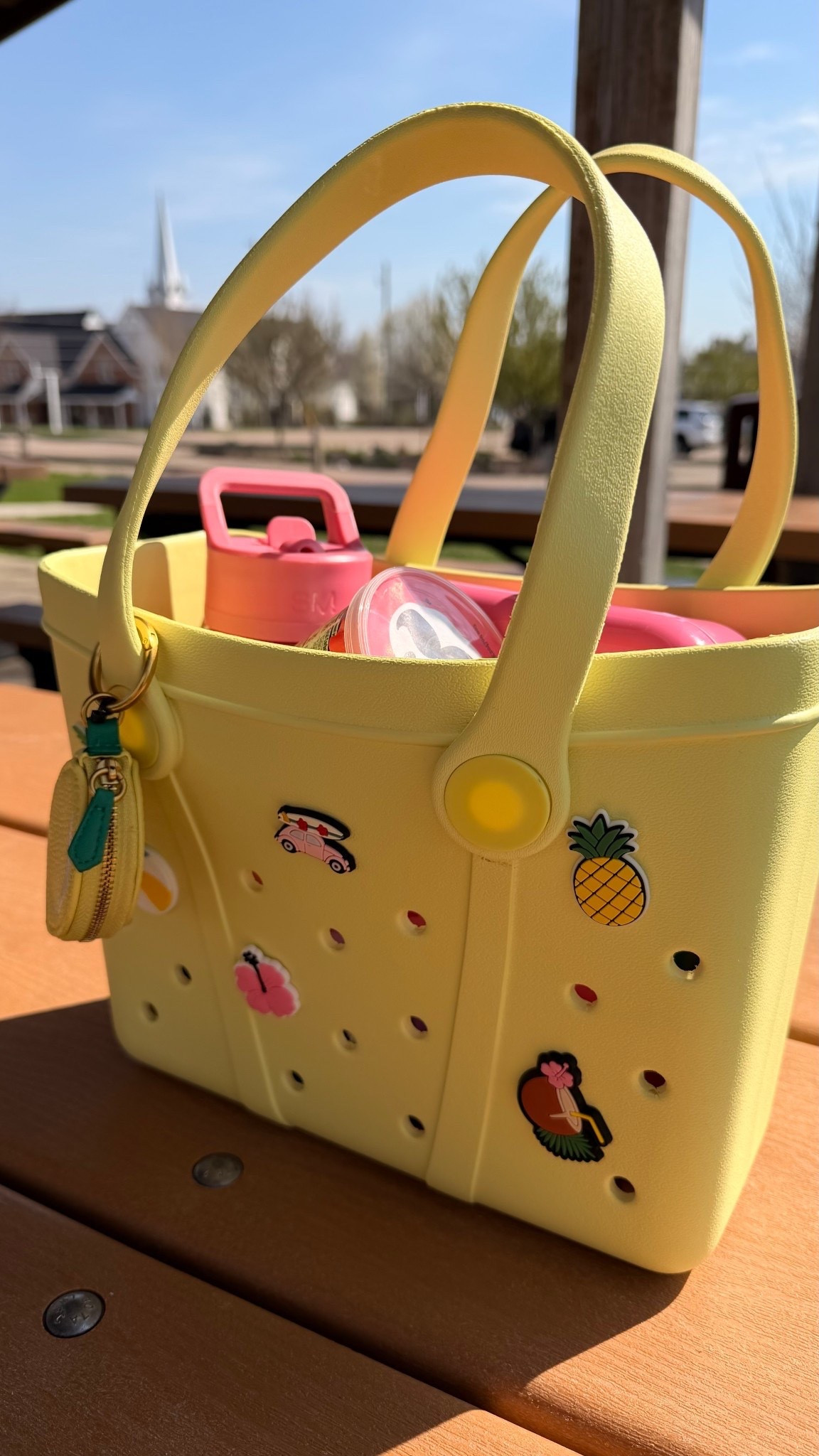the perfect pool/beach bag for your mini me. you can add charms and this cute change purse to match. walmart dupe for bogg bag

#LTKKids #LTKSwim #LTKSeasonal