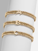 Ivy Initial Pisa Bracelet - Initial Pisa Bracelet | BaubleBar (US)