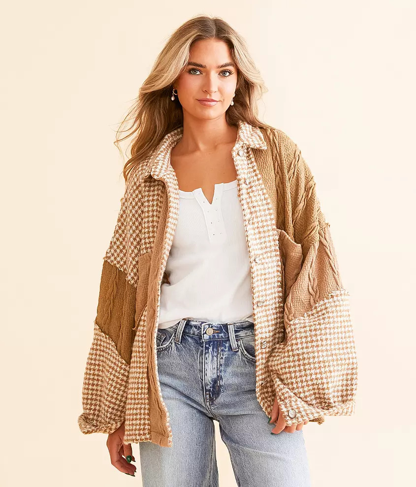 Pieced Gingham Jacket | Buckle