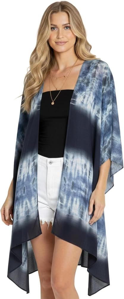 Kimonos for Women Casual Swimsuit Coverup Lightweight Boho Kimono Cardigans for Summer | Amazon (US)
