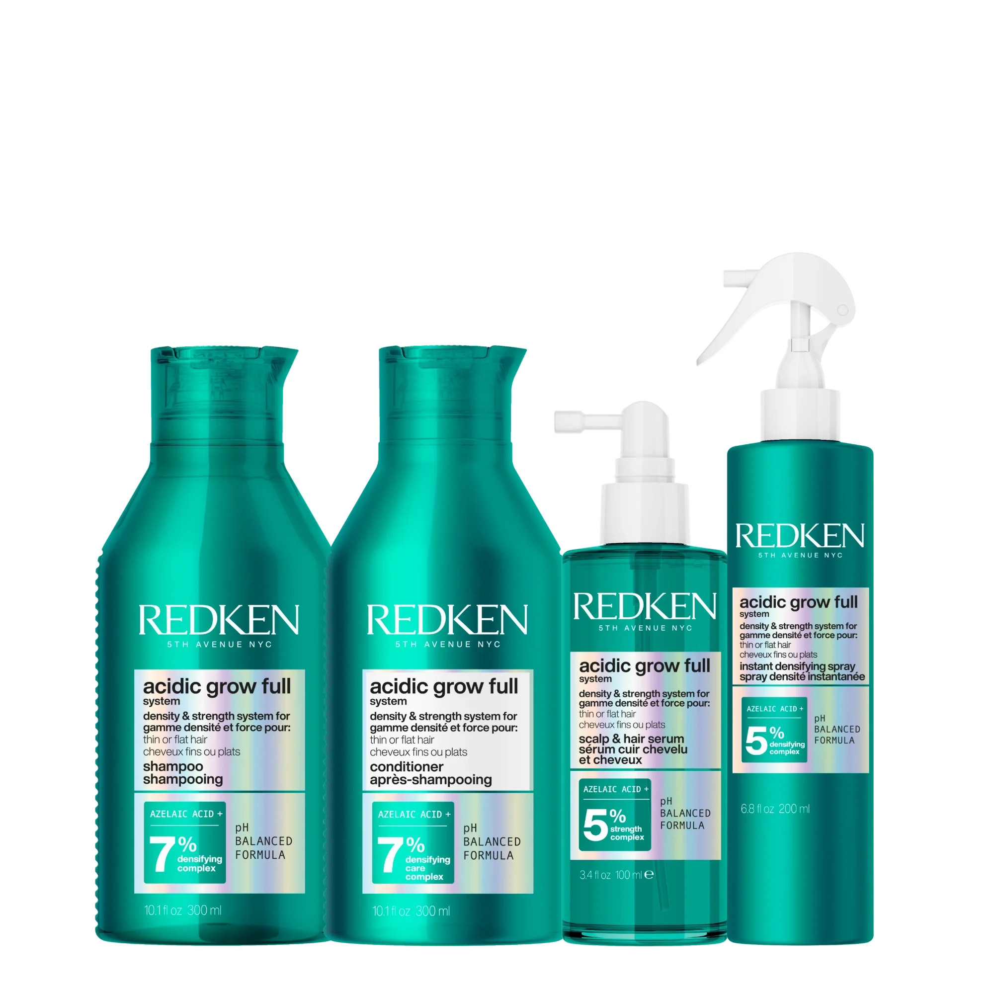 Acidic Grow Full System Bundle for Thin, Flat Hair | Redken | Redken