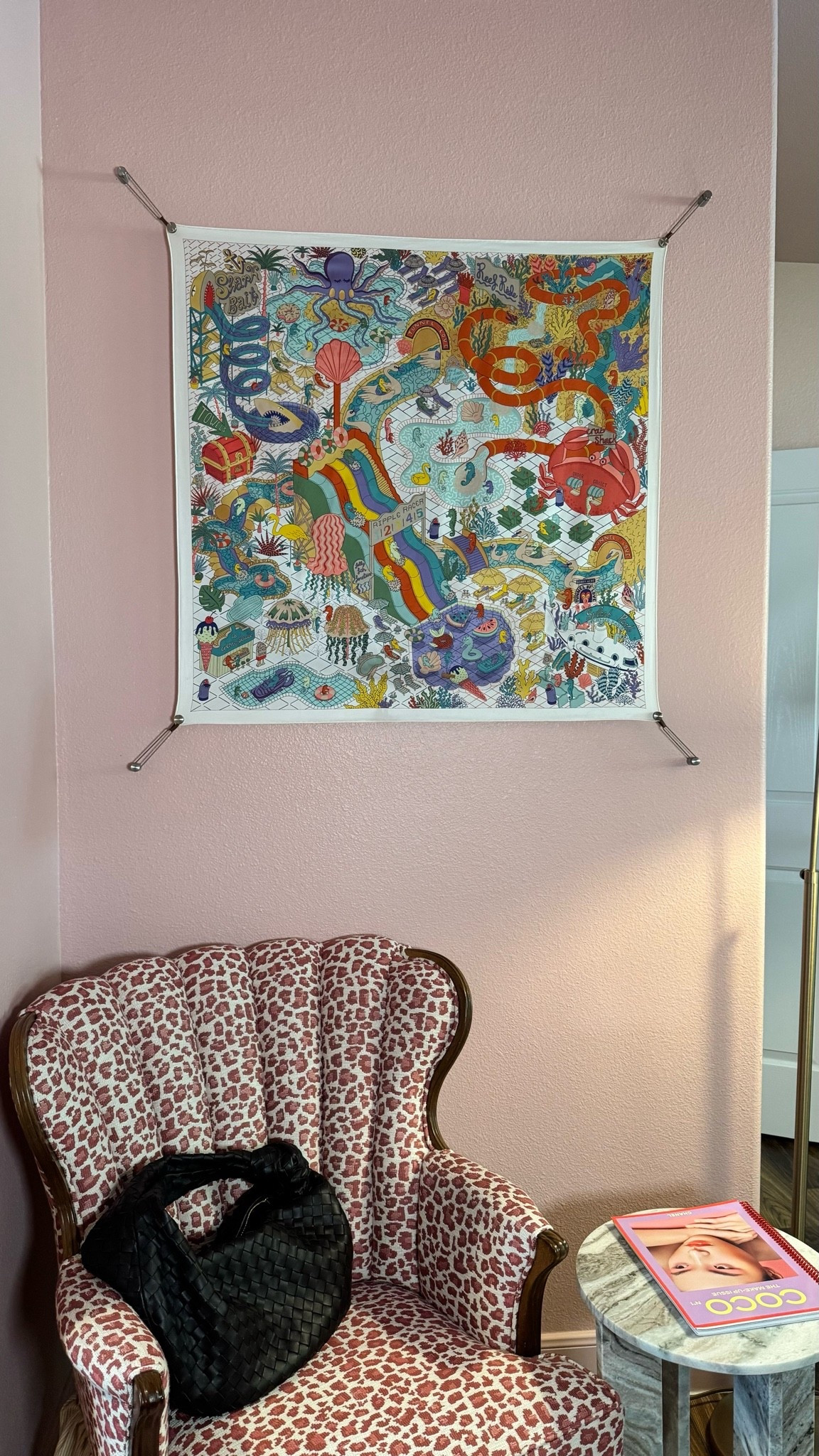 magnetic hanging system for an hermes scarf !!!

#LTKHome
