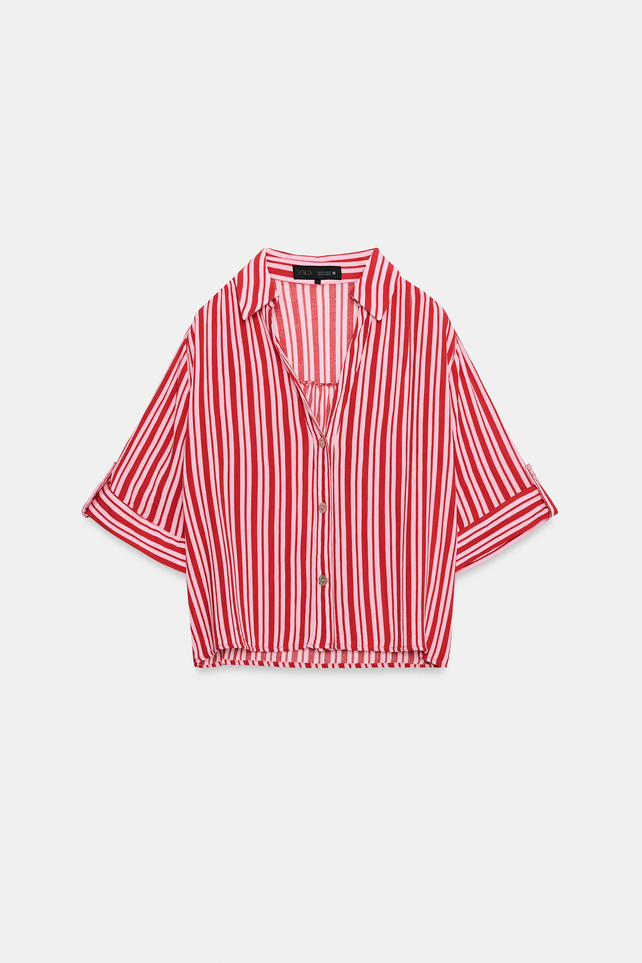 FLOWY STRIPED SHIRT | Zara US