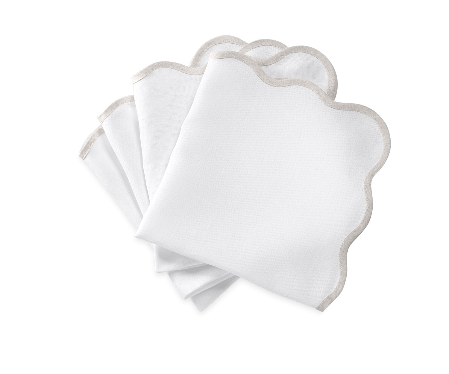 Scallop Edge Napkin - set of 4 | Matouk