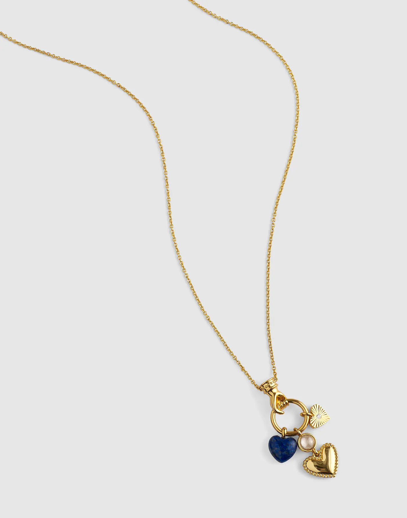 Lapis Heart Charm Long Necklace | Madewell