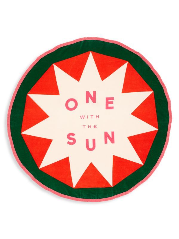 One With The Sun Giant Round Towel | Saks Fifth Avenue OFF 5TH