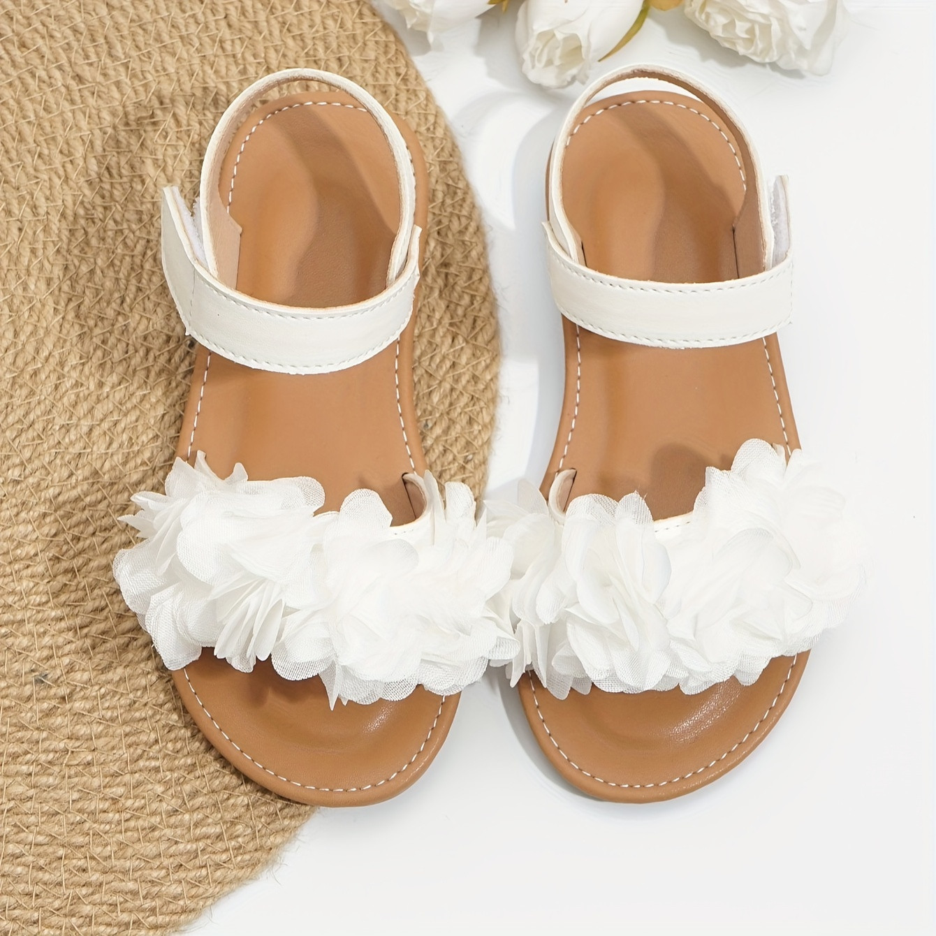 Trendy Elegant Breathable Open Toe Sandals Girls Lightweight - Temu | Temu Affiliate Program