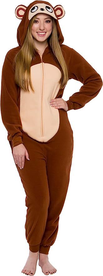 Silver Lilly Slim Fit Animal Pajamas - Adult One Piece Cosplay Monkey Costume | Amazon (US)