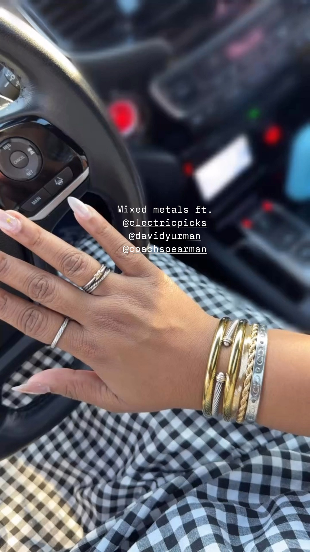 Mixed metals featuring my favs! 
#AKCESSME #electricpicks #davidyurman #coach 

#LTKStyleTip #LTKFindsUnder100