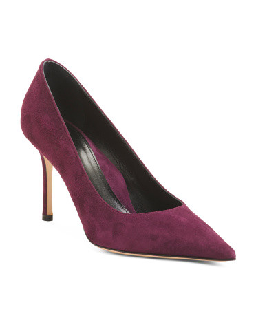 Made In Italy Suede Classic 85 Dress Pumps | TJ Maxx