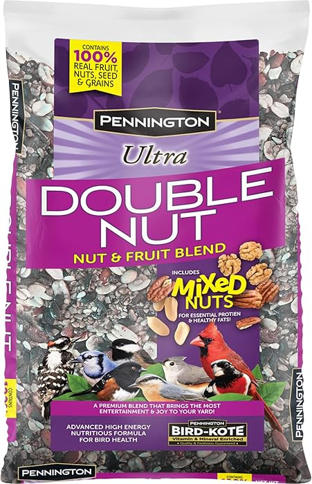 Pennington Ultra Double Nut, Nut & Fruit Blend 10lbs | Amazon (US)