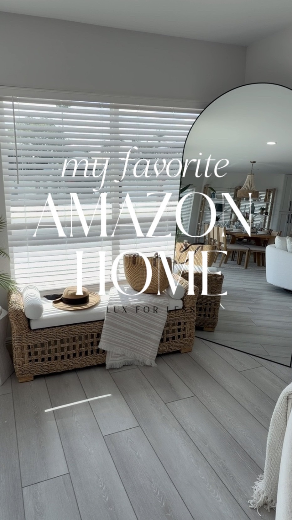 My favorite Amazon home finds lately 🤍✨

Designer-looking pieces that make your home feel calm, elevated, and way more expensive than they are 😮‍💨

From the woven textures + oversized mirror to the soft neutral curtains and coastal details… these are the finds that instantly transform a space ☁️

Luxury vibes without the luxury price 🤌✨

#LTKHome #LTKmorningroutine #LTKSaleAlert