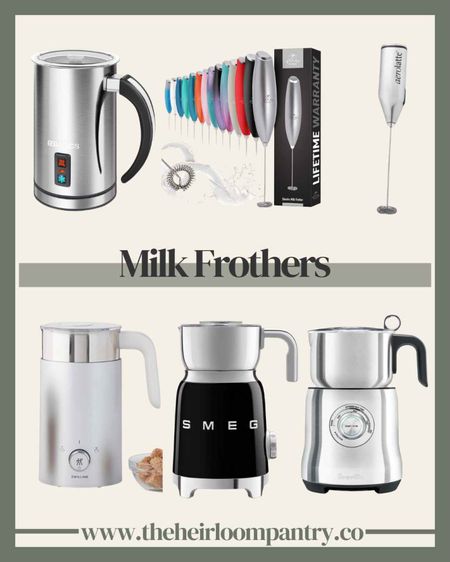 The best milk frothers to make you a barista at home! Included options from Amazon, SMEG, Zwilling, Breville, and more. Great for coffee and tea lovers who want foamy milk. 

#LTKGiftGuide #LTKHoliday #LTKFind