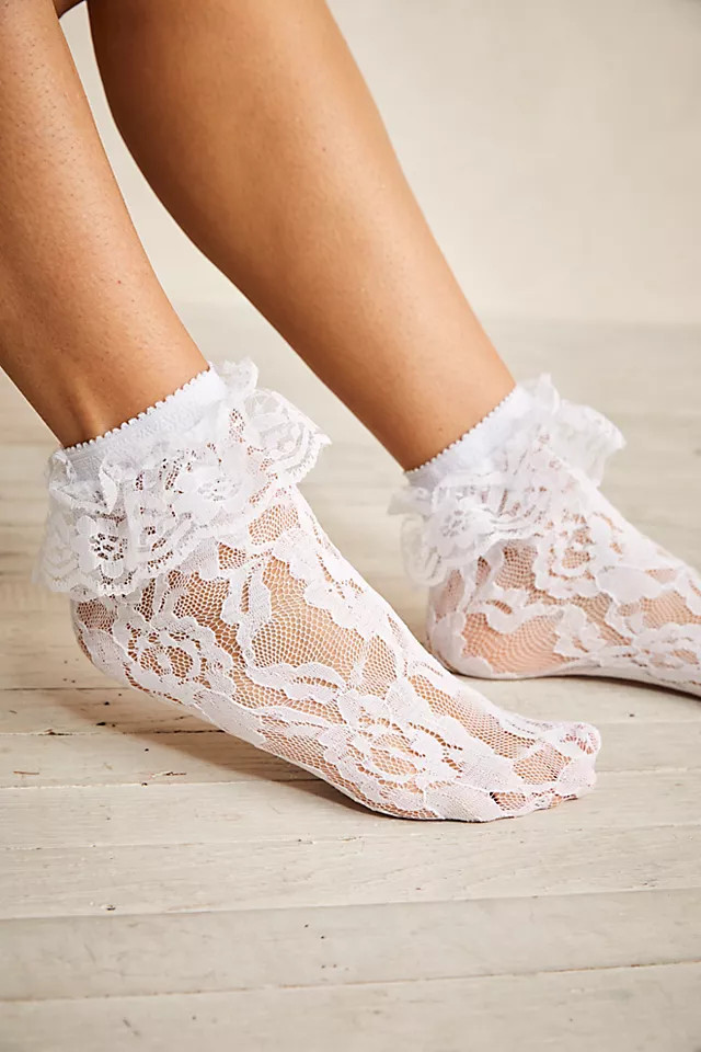 Ruffle Lacey Socks | Free People (Global - UK&FR Excluded)