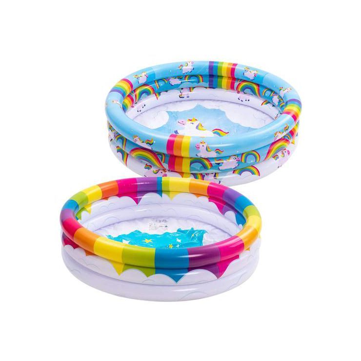 Sloosh Inflatable Rainbow Kiddie Pool Set | Target