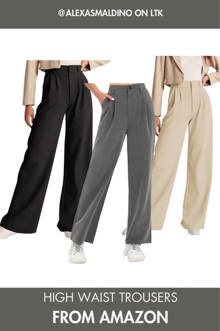 Affordable high waist trousers 