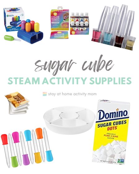 Sugar cube STEAM activity supplies. See my post on Instagram for detailed instructions! 

#LTKkids #LTKfamily #LTKsalealert