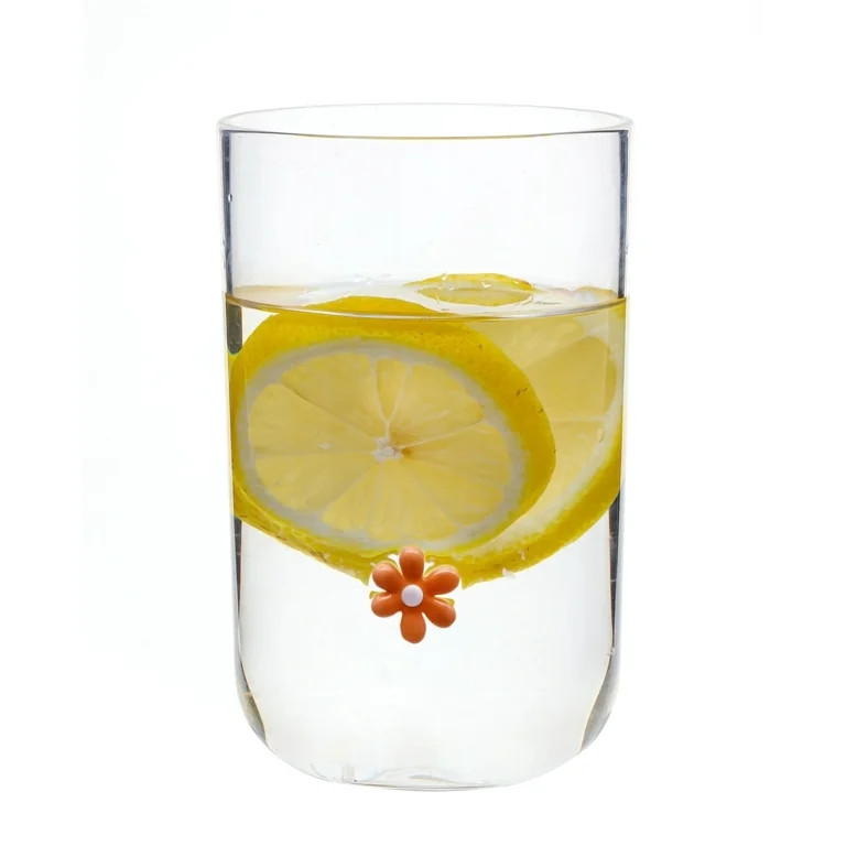 Mainstays Flower Charm Drinking Glass | Walmart (US)