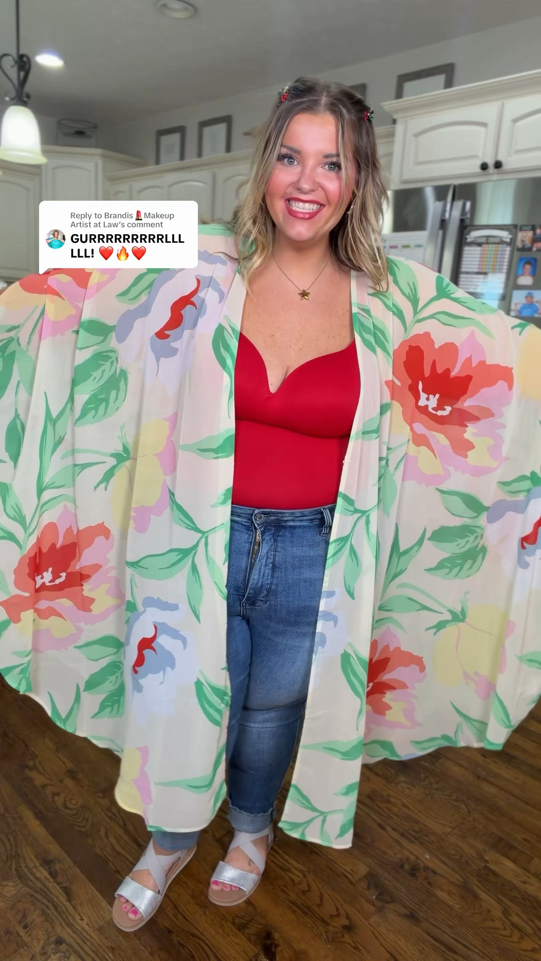 How beautiful is this plus size kimono?

#LTKPlusSize