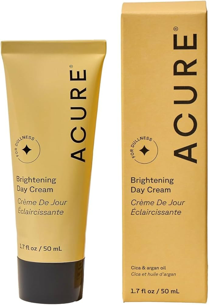 Acure Brightening Day Cream - Cica Cream, Anti Aging Moisturizer to Brighten for Women & Men, Fac... | Amazon (US)