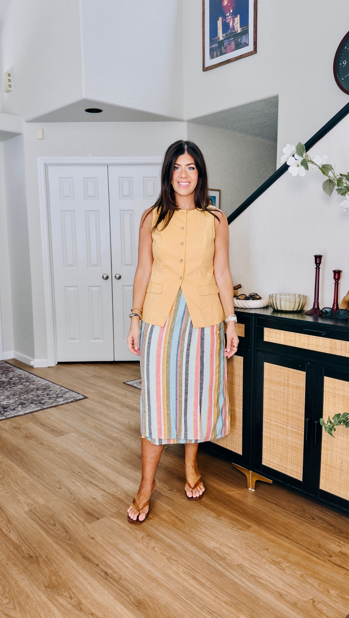 Summer under $50
In an 8 vest and medium skirt

#LTKTall #LTKMidsize #LTKSaleAlert