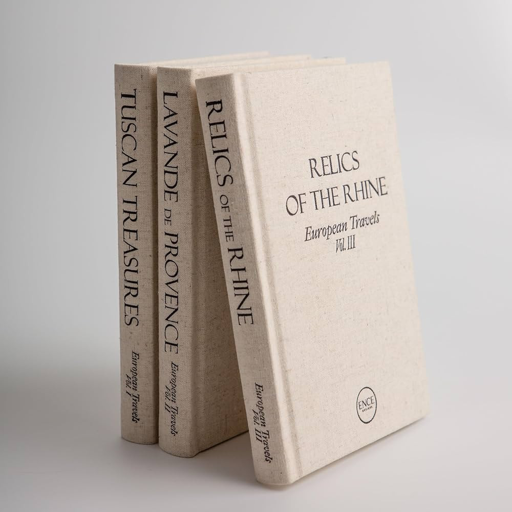 Decorative Books for Home Decor- Set of 3 Fake Books for Decoration- Travel Inspired Fake Book De... | Amazon (US)