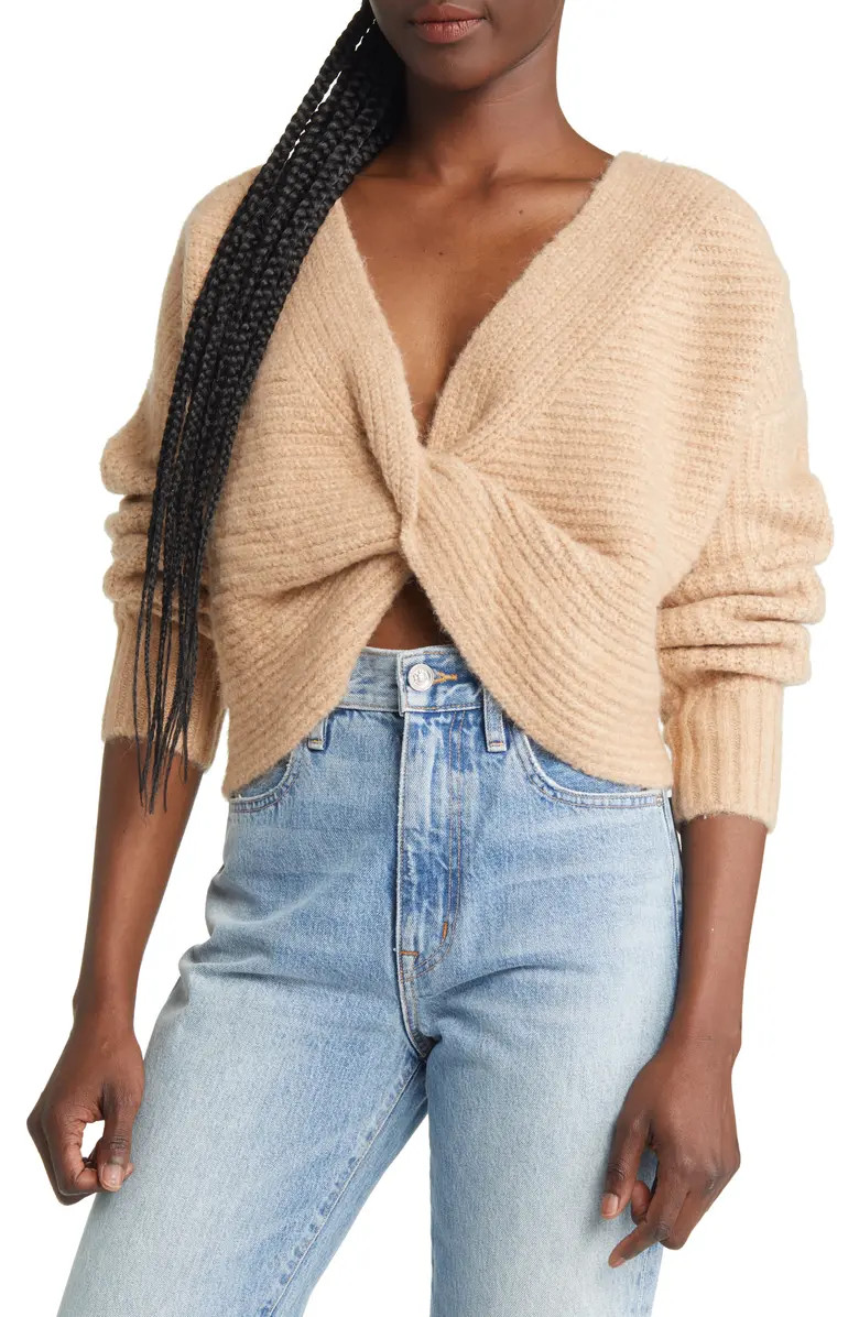 Fletcher Twist Back Knit Sweater | Nordstrom