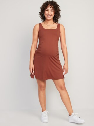 Maternity Sleeveless PowerSoft Performance Swing Dress | Old Navy (CA)
