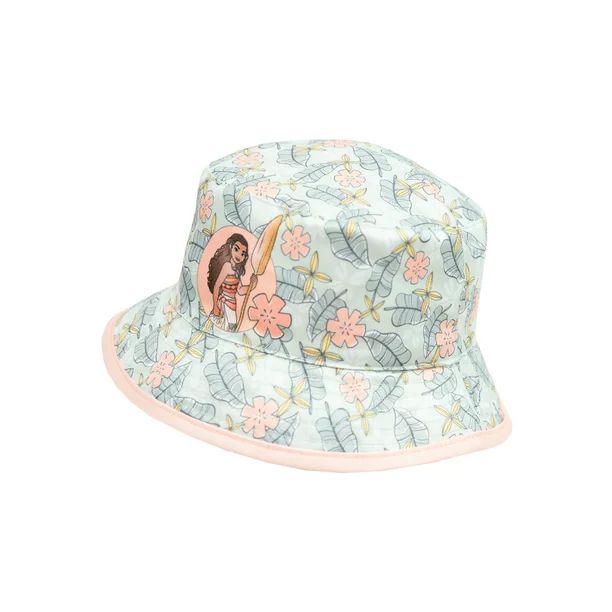 Disney Brand Moana Toddler Girls Reversible Pink Bucket Style Swim Hat | Walmart (US)