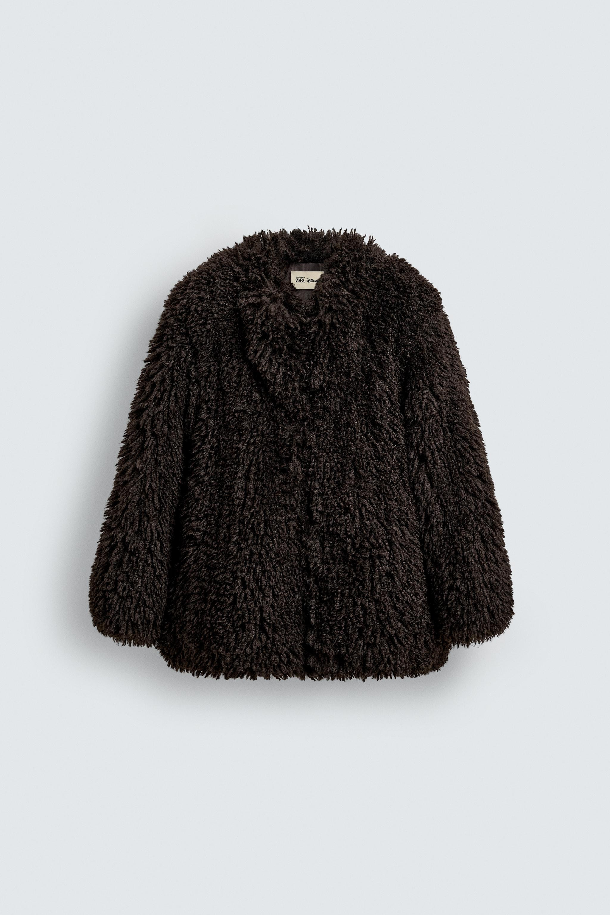 OVERSIZE FIT FAUX FUR COAT HARRY LAMBERT FOR ZARA X DISNEY | Zara UK