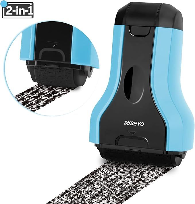 Miseyo 2 in 1 Identity Theft Protection Roller Stamps, Wide & Narrow Confidential Stamp Roller fo... | Amazon (US)