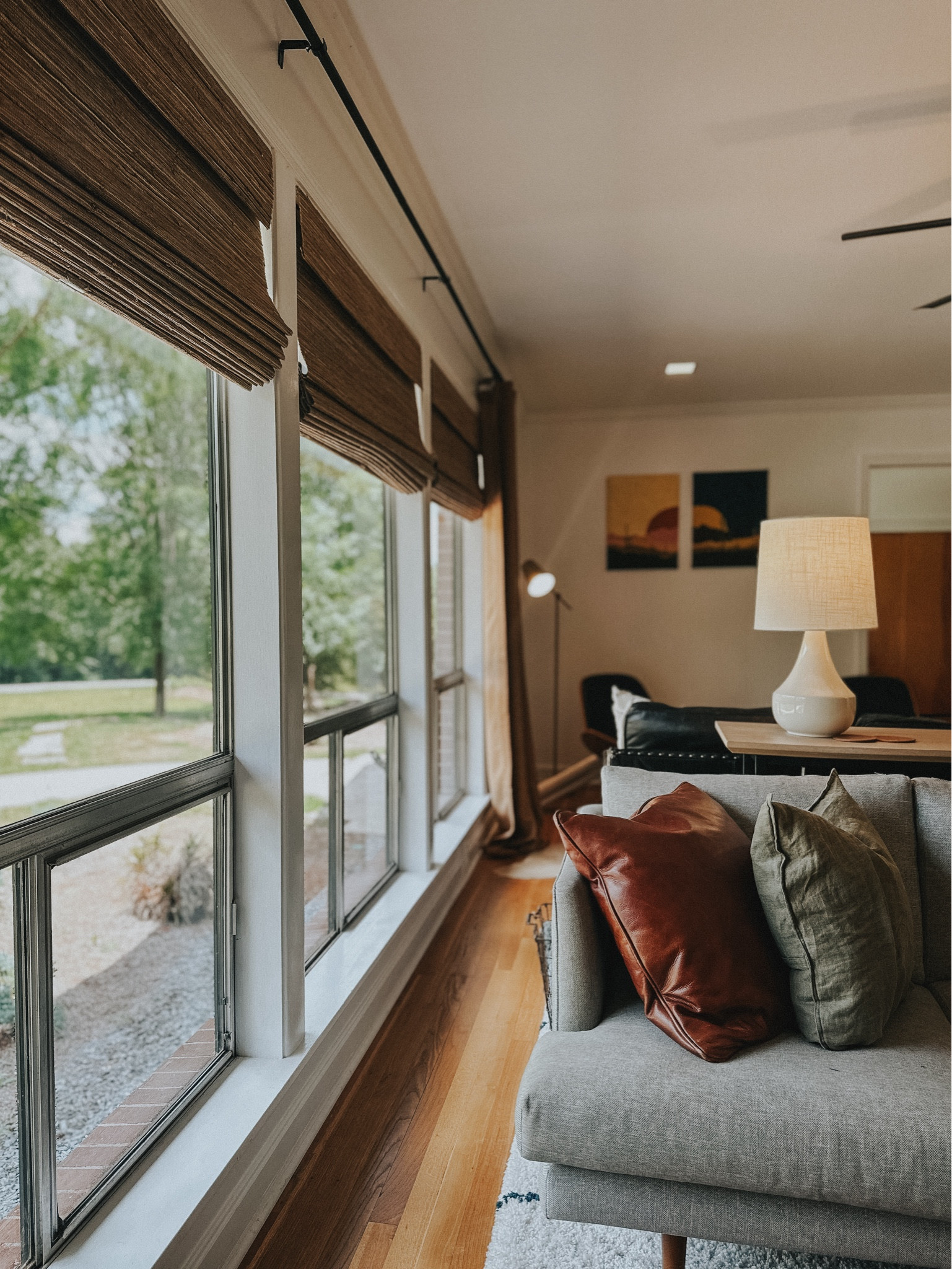 Two Pages Roman shades. 
Order details:
Ramie Bamboo Cordless Shade
Color: Honeynut
Lining: blackout
Header style: inside mount 

15% off w: code ERINMCCLELLAN

#LTKSummerSales 

#LTKSaleAlert #LTKHome