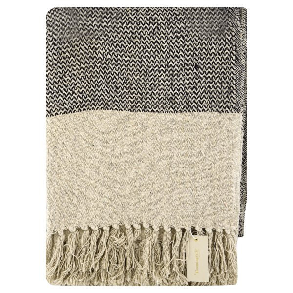 Bloomingville Grey Cotton Throw Poms - Walmart.com | Walmart (US)