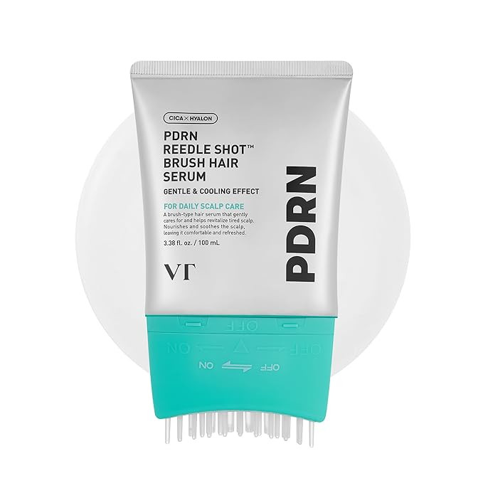VT COSMETICS PDRN Reedle Shot Brush Hair Serum, Cooling & Refreshing Scalp Care with Vegan PDRN, ... | Amazon (US)