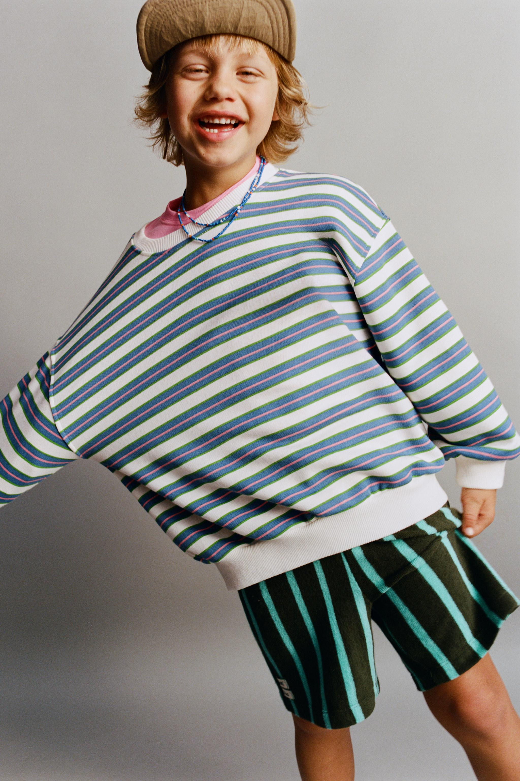 STRIPED SWEATSHIRT | Zara US
