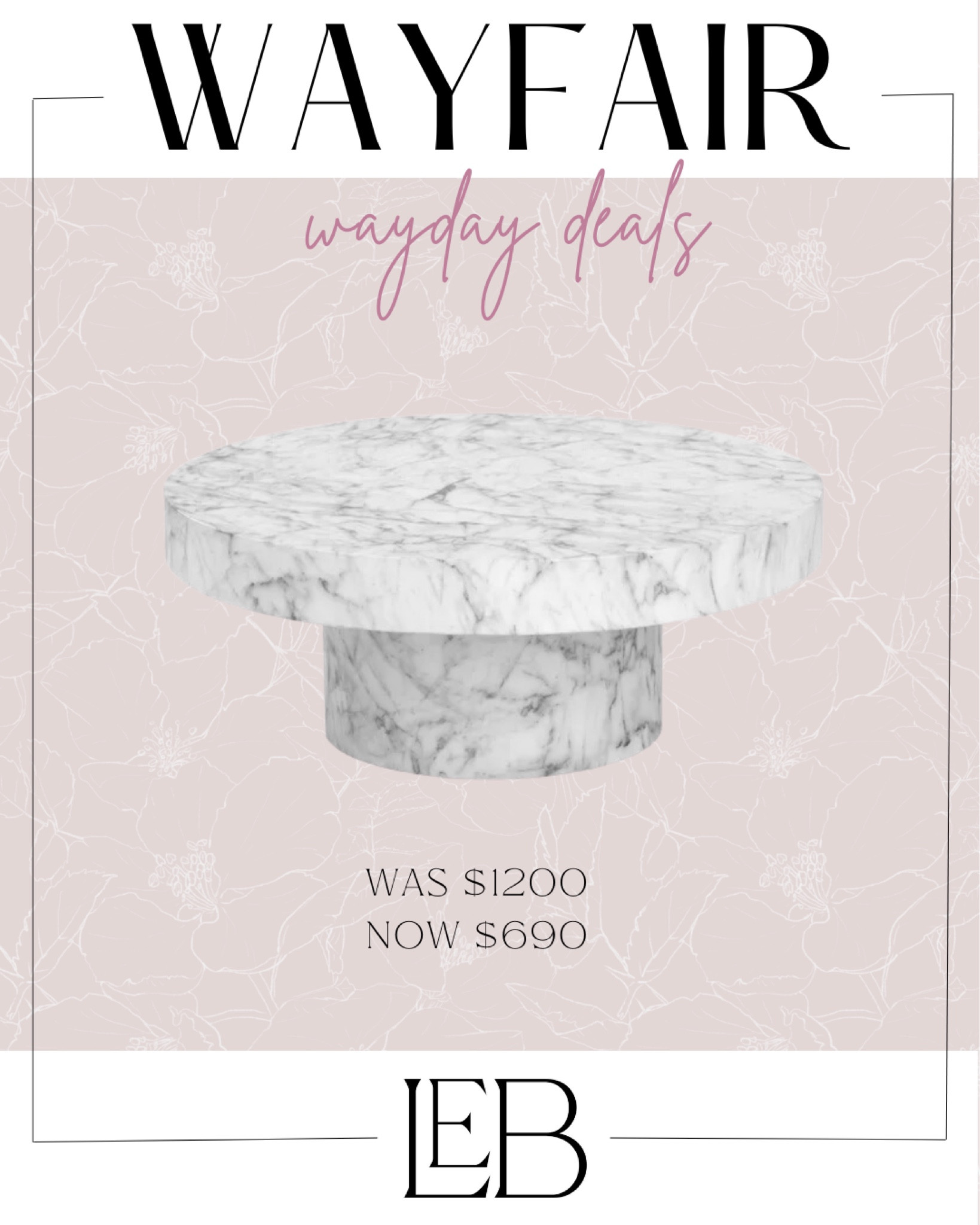Last day of wayday deals! Love this white marble coffee table.

Wayfair, wayday, deals, sale, home

#LTKFind #LTKhome #LTKsalealert