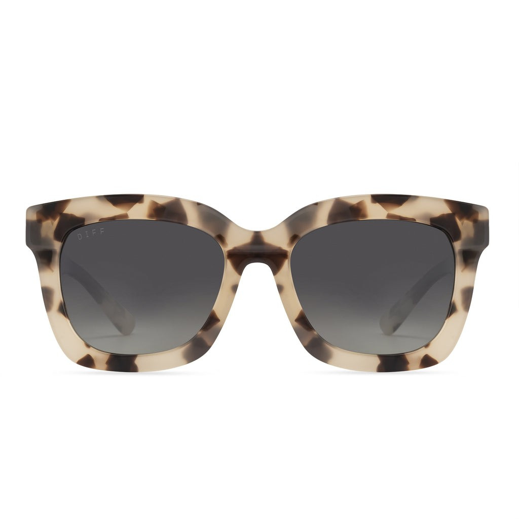 CARSON - CREAM TORTOISE + GREY GRADIENT + POLARIZED SUNGLASSES | DIFF Eyewear
