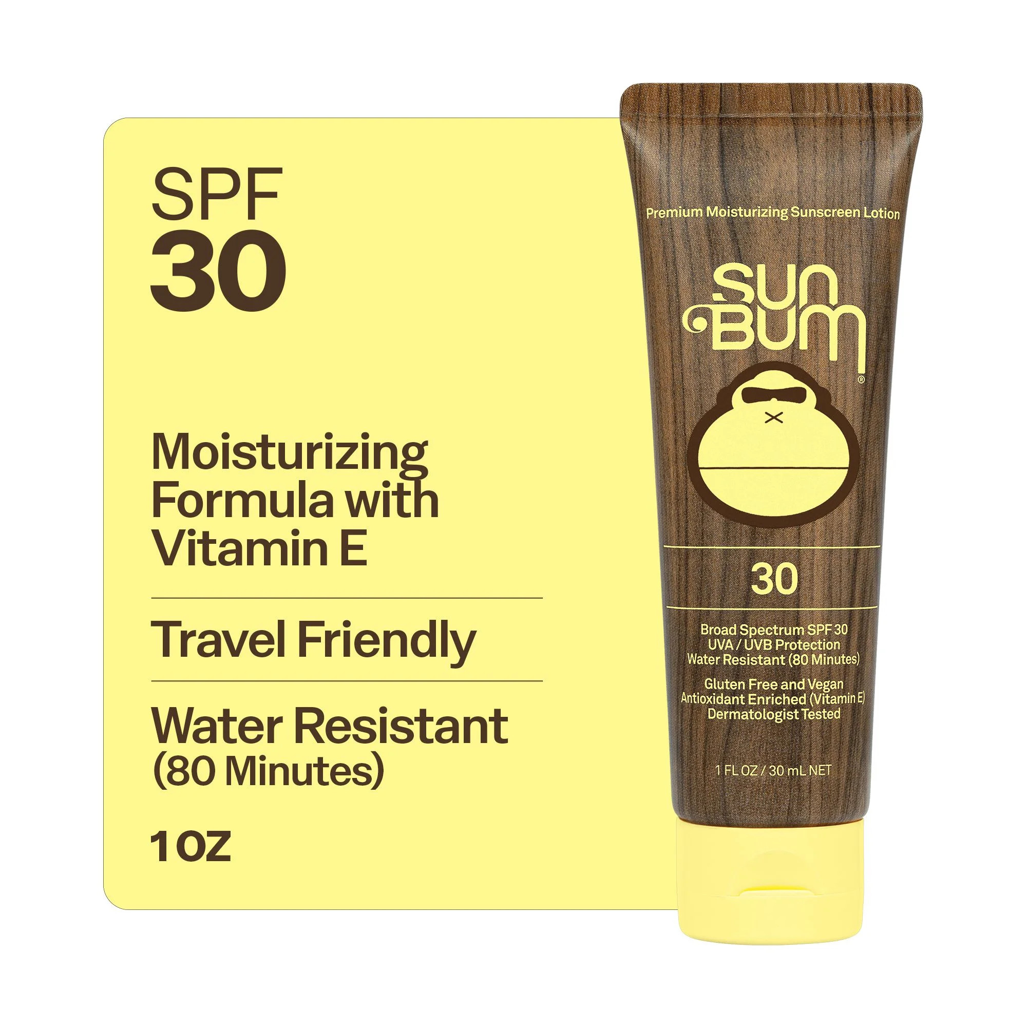 Sun Bum Moisturizing Sunscreen Lotion, SPF 30, 1 fl oz | Walmart (US)