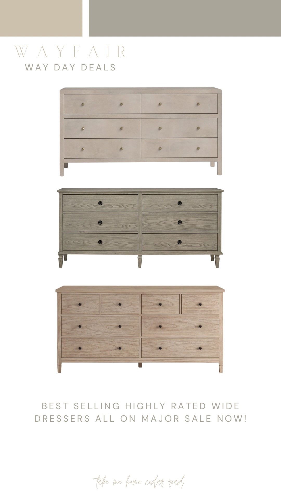 WAY DAY DEALS! Best selling highly rated dressers all on sale now! 

#LTKSaleAlert #LTKHome