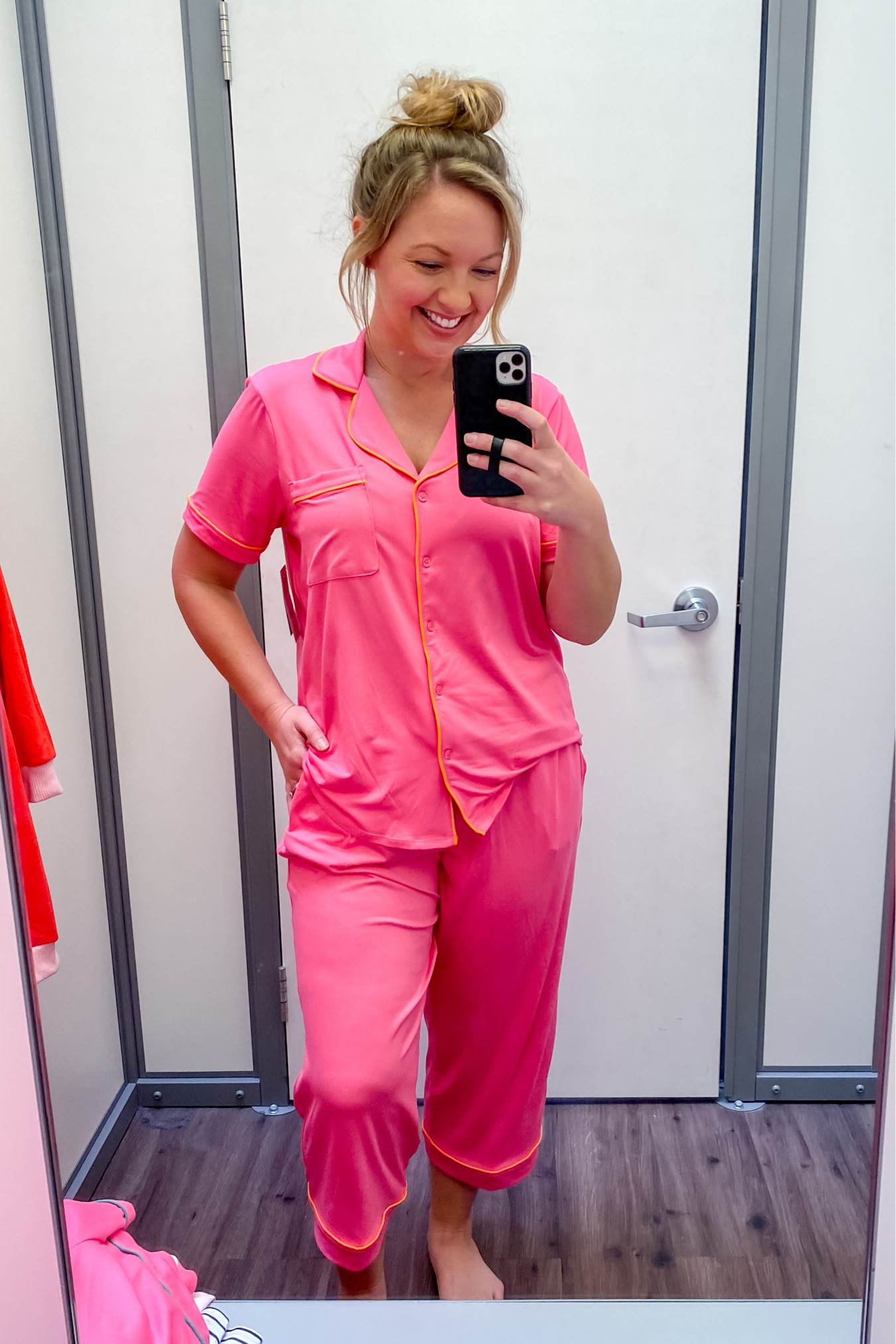 Pink pajamas perfect for spring !! These are so soft and cozy and I love the pink and orange combo! I sized up one size to a size large for extra room!! 


Walmart pajamas Walmart pjs Walmart find Walmart fashion Walmart Jammies pink pajamas capri pajamas spring pajama set shirt and pants


#LTKSeasonal #LTKfindsunder50 #LTKmidsize