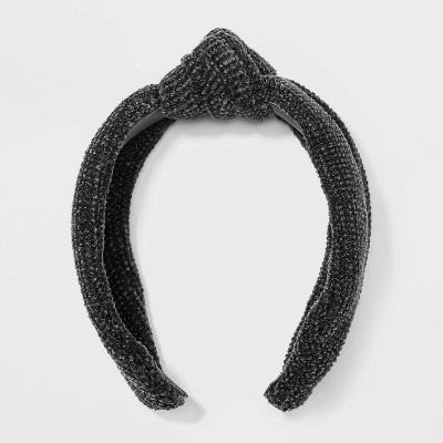 Chenille Fabric Knot Top Headband - Universal Thread™ | Target